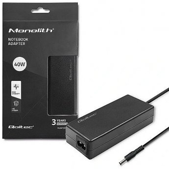 Qoltec AC power adapter 40W 12V, 3.33A, 5.5x2.1