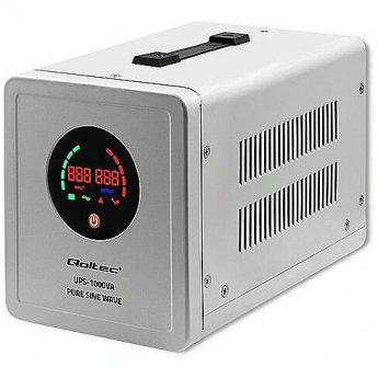 Qoltec Pure Sine Wave UPS, 1000VA 700W