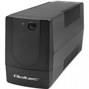 Qoltec Uninterruptible power supply, 650VA, 360W