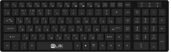 Quik Accessories QOS-12105 Ultra-Thin Wireless Keyboard RU / ENG