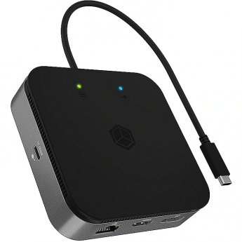 Raidsonic IB-DK408-C41 7-in-1 USB4® Docking Station with dual video output