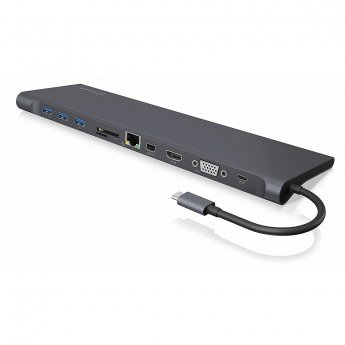 Raidsonic USB Type-C Docking Station with a triple video output, PD 100W
