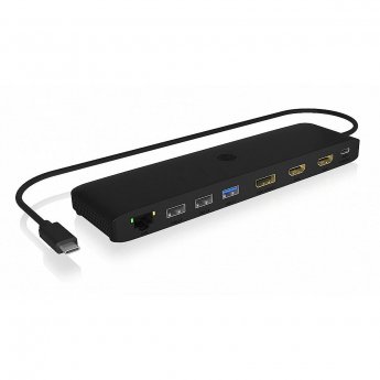Raidsonic USB Type-C DockingStation with triple video output, PD 100W
