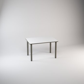 Rakstāmgalds ar regulējamu augstumu IDRA 120x80 cm (T2-T6) balts