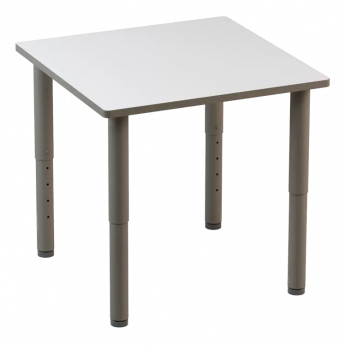 Rakstāmgalds ar regulējamu augstumu IDRA 80x60 cm (T2-T6) balts