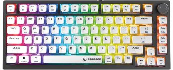 Rampage Klawiatura gamingowa Rampage Zenith Pro 8000Hz przewodowa magnetyczna podświetlana czarna