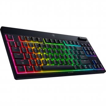 Razer BlackWidow V4 Low-Profile TKL HyperSpeed ??(black, DE layout, Razer Low-Profile Orange)