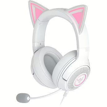 Razer Headset | Kraken Kitty V2 | Wired | Over-ear | Microphone | Noise canceling | White