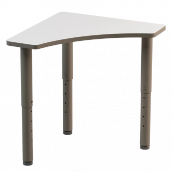 Regulējama augstuma rakstāmgalds SPICA 70x70 cm (T2-T6) balts