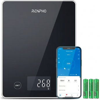 Renpho Calibra 1L Digital Kitchen Scale Black