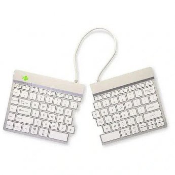 R-GO Tools KEYBOARD WRL SPLIT BREAK/WHITE RGOSBUKWLWH