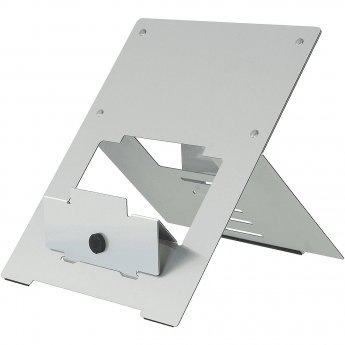 R-GO Tools RISER FLEXIBLE LAPTOP STAND ADJUSTABLE SILVER