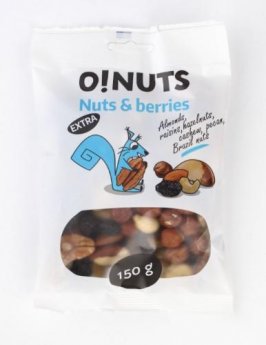 Rieksti un ogas O!NUTS, 150g