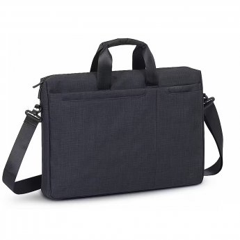 Rivacase Biscayne Laptop bag, 17.3", Black