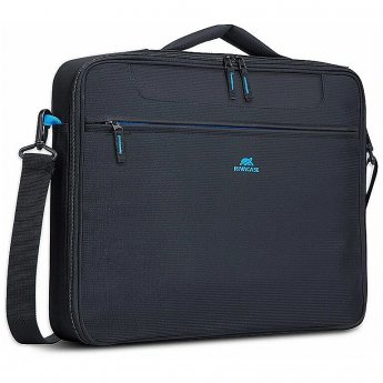 Rivacase Regent Clamshell Laptop bag, 16", Black