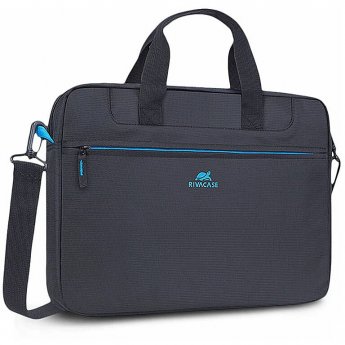 Rivacase Regent Laptop bag, 14", Black