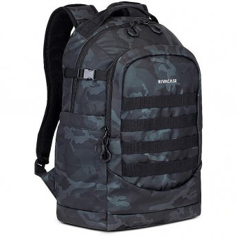 Rivacase Sherwood Laptop backpack, 15.6", Camo navy