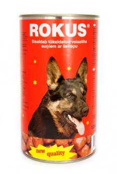 Rokus ar liellopu gaļu suņiem beef 1250g
