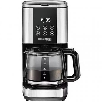 Rommelsbacher filter coffe machine FKM 1000, Black/Stainless steel