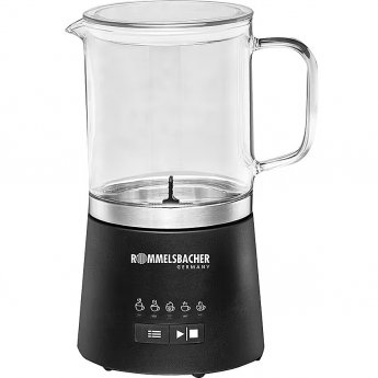 Rommelsbacher milk frother MS 625 black/transparent, 600 watts