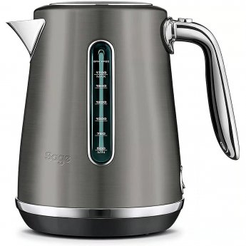 Sage the Soft Top Luxe electric kettle, Black/Stainless Steel