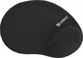 Sandberg SANDBERG Gel Mousepad with Wrist Rest Silicone Black