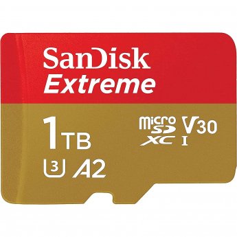 Sandisk Extreme, microSDXC, 1TB, UHS-I, U3, V30 +Adapter
