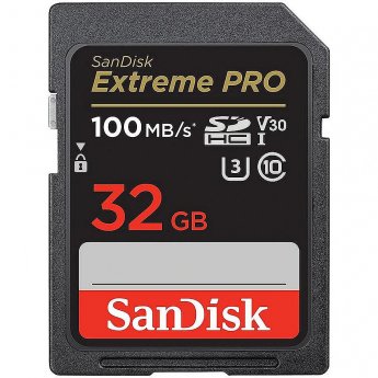 Sandisk Extreme Pro, SDHC, 32GB, UHS-1, U3, V30