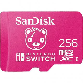 Sandisk For Nintendo Switch, Fortnite Edition, microSDXC, 256GB, UHS-I, U3, Class 10
