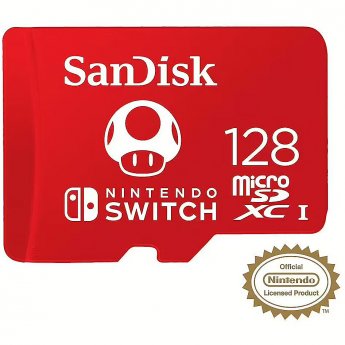 Sandisk For Nintendo Switch, microSDXC, 128GB, V30, UHS-I, U3