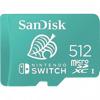 Sandisk For Nintendo Switch, microSDXC, 512GB, UHS-I, U3, V30