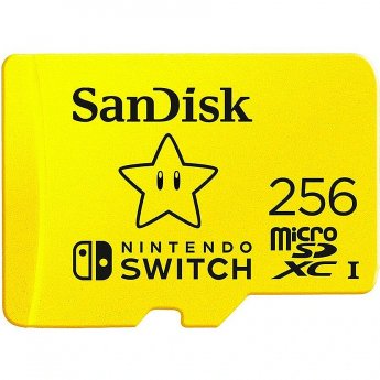 Sandisk Nintendo Cobranded, microSDXC, 256GB, UHS-I, U3, V30
