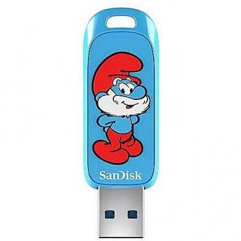 Sandisk Smurfness, 64GB, Blue