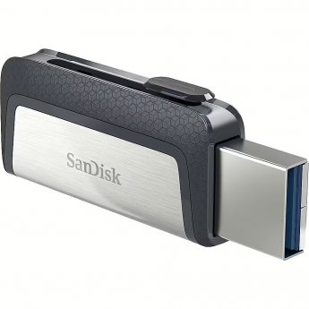 Sandisk Ultra Dual Drive, 256GB, Black & Silver