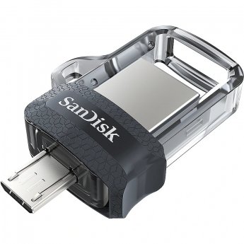 Sandisk Ultra Dual Drive m3.0, 256GB, Grey & Silver
