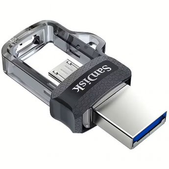 Sandisk Ultra Dual Drive m3.0, 32GB, Grey & Silver