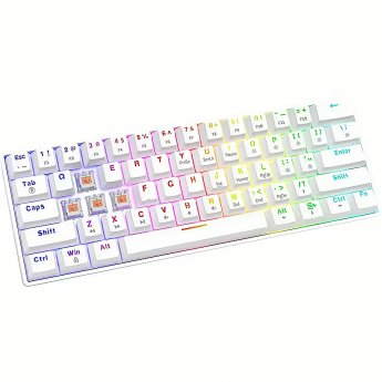Savio Keyboard Whiteout Peach