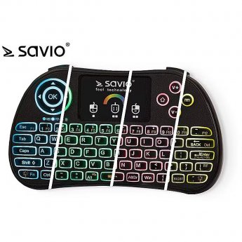 Savio KW-03 RGB Illuminated Wireless Keyboard