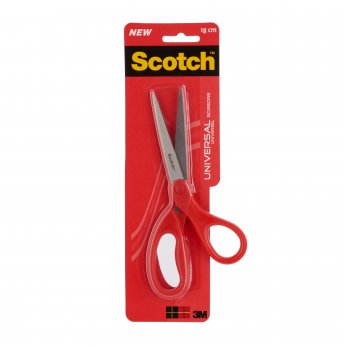 Scotch™ universālās šķēres, sarkanas, 18 cm