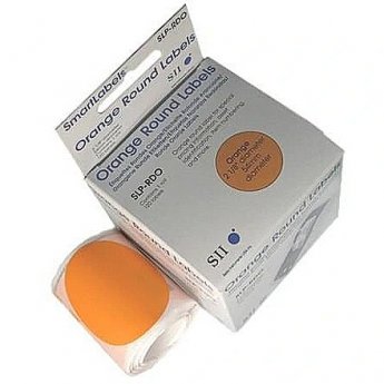 Seiko SLP-RDO ROUND ORANGE LABEL 54MM 120 LAB/ROLL 1 ROLL/BOX