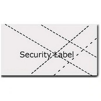 Seiko SLP-TP TAMPER PROOF LABEL 54X25MM 760 LAB/ROLL 1 ROLL/BOX
