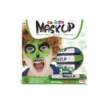 Sejas krāsas CARIOCA Mask Up Monsters, 3 krāsas