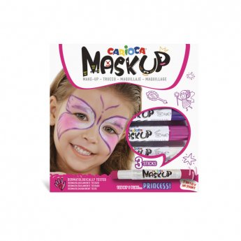 Sejas krāsas CARIOCA Mask Up Princess, 3 krāsas