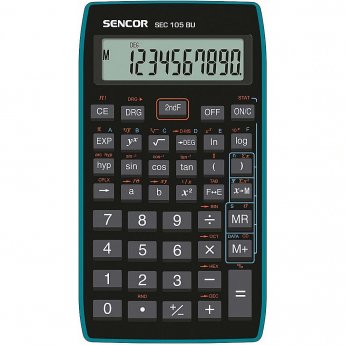 Sencor SEC 105 BU Scientific calculator, Black/Blue