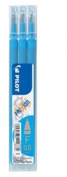 Serdenis PILOT FRIXION POINT 0.5mm, tumši zila tinte, 3 gab/iepakojumā