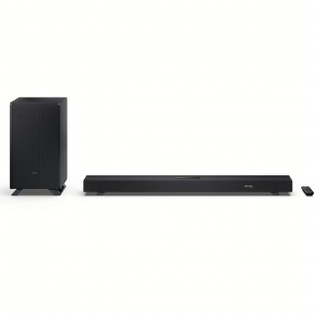 Sharp HT-SBW53121(BK) Q 3.1.2 Dolby Atmos/ DTS:X Soundbar with Wireless Subwoofer, Black |