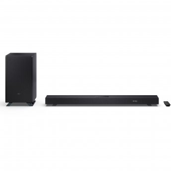 Sharp HT-SBW53121(BK) Q 3.1.2 Dolby Atmos/ DTS:X Soundbar with Wireless Subwoofer, Black |