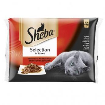 Sheba gaļas izlase 4x85g