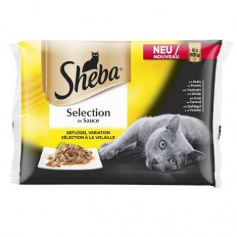 Sheba mājputnu gaļas izlase 4x85g