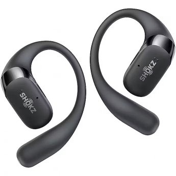 Shokz OpenFit 2 Headphones Wireless Ear-hook Calls/Music/Sport/Everyday Black